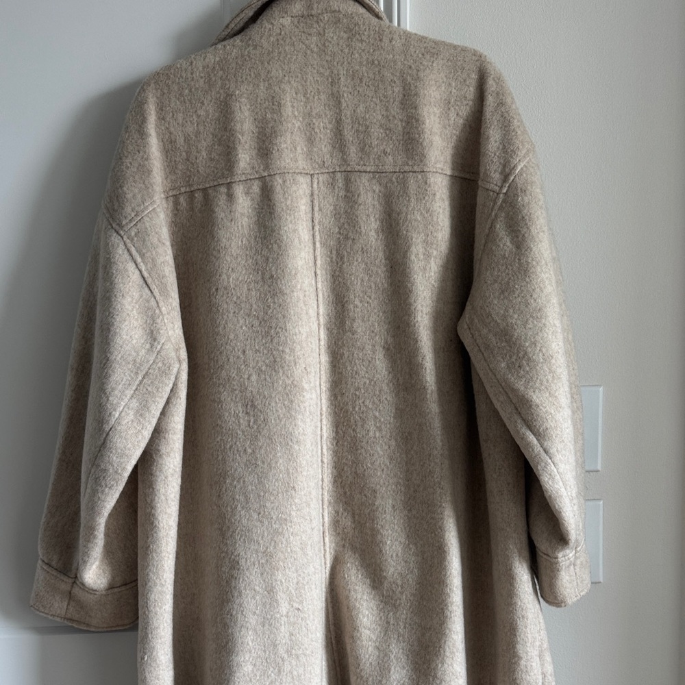 H&M Cream Wool Coat - Picture 8 of 12